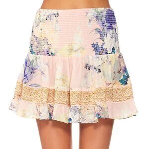 Camilla Harajuku Heiress Short Shirred Skirt Size Medium b36